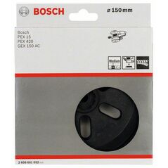 Bosch Schleifteller mittel, 150 mm, für GEX 150 AC, PEX 15 AE (2 608 601 052), image 
