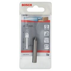 Bosch Kegelsenker mit zylindrischem Schaft, 8,0 mm, M 4, 48 mm, 8 mm (2 608 596 664), image 