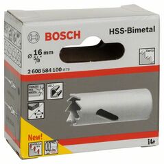 Bosch Lochsäge HSS-Bimetall für Standardadapter, 16 mm, 5/8 Zoll (2 608 584 100), image 