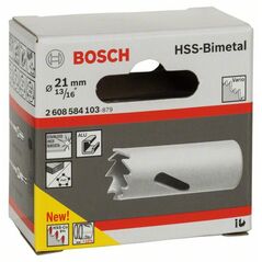 Bosch Lochsäge HSS-Bimetall für Standardadapter, 21 mm, 13/16 Zoll (2 608 584 103), image 