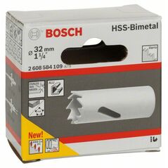 Bosch Lochsäge HSS-Bimetall für Standardadapter, 32 mm, 1 1/4 Zoll (2 608 584 109), image 