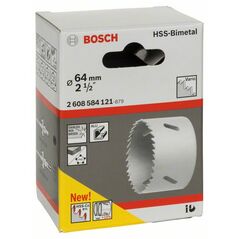 Bosch Lochsäge HSS-Bimetall für Standardadapter, 64 mm, 2 1/2 Zoll (2 608 584 121), image 