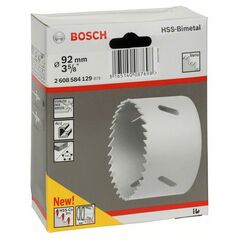Bosch Lochsäge HSS-Bimetall für Standardadapter, 92 mm, 3 5/8 Zoll (2 608 584 129), image 