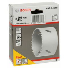 Bosch Lochsäge HSS-Bimetall für Standardadapter, 105 mm, 4 1/8 Zoll (2 608 584 132), image 