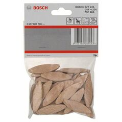 Bosch Flachdübel, 45 x 15 x 4 mm, GR 0, 50er-Pack (2 607 000 796), image 