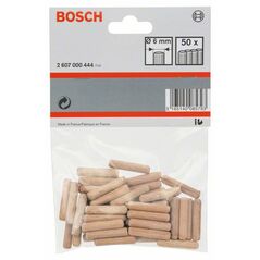 Bosch Holzdübel 6 mm, 30 mm, 50er-Pack (2 607 000 444), image 