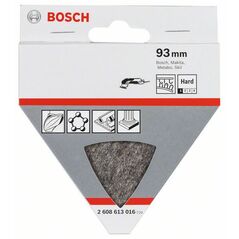 Bosch Polierfilz für Dreieckschleifer und Multi-Cutter, hart, Klett, 93 mm (2 608 613 016), image 