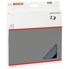Bosch Schleifscheibe für Doppelschleifmaschine, 200 mm, 32 mm, 60 (2 608 600 112), image 