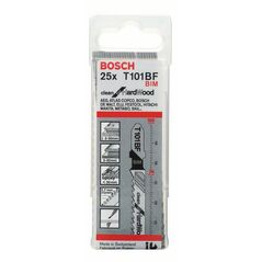 Bosch Stichsägeblatt T 101 BF Clean for Hard Wood, 25er-Pack (2 608 634 988), image 