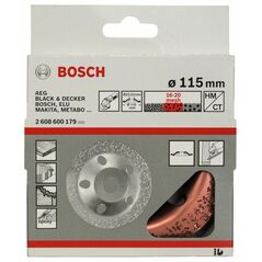 Bosch Hartmetalltopfscheibe, 115 x 22,23 mm, mittel, schräg (2 608 600 179), image 