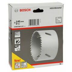 Bosch Lochsäge HSS-Bimetall für Standardadapter, 140 mm, 5 1/2 Zoll (2 608 584 137), image 