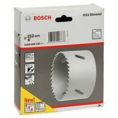 Bosch Lochsäge HSS-Bimetall für Standardadapter, 152 mm, 6 Zoll (2 608 584 138), image 