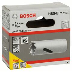 Bosch Lochsäge HSS-Bimetall für Standardadapter, 17 mm, 11/16 Zoll (2 608 584 140), image 