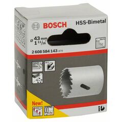 Bosch Lochsäge HSS-Bimetall für Standardadapter, 43 mm, 1 11/16 Zoll (2 608 584 143), image 
