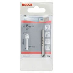 Bosch Kegelsenker mit zylindrischem Schaft, 6,0 mm, M 3, 48 mm, 6 mm (2 608 597 500), image 