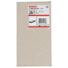 Bosch Schleifplatte 185 x 93 mm, für GSS 230 A, GSS 230 AE, mit Kletthaftung (2 608 000 202), image 