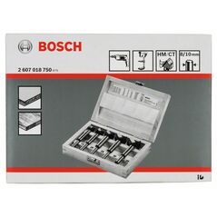 Bosch Kunst- Scharnierlochbohrer-Set, HM, 5-teilig, 15 - 35 mm (2 607 018 750), image 