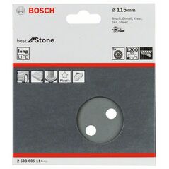 Bosch Schleifblatt F355, 115 mm, 1200, 8 Löcher, Klett, 5er-Pack (2 608 605 114), image 