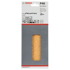 Bosch Schleifblatt C470, 93 x 230 mm, 40, 8 Löcher, gespannt, 10er-Pack (2 608 605 225), image 