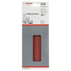 Bosch Schleifblatt C430, 93 x 230 mm, 120, 8 Löcher, gespannt, 10er-Pack (2 608 605 298), image 