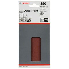 Bosch Schleifblatt C430, 93 x 186 mm, 180, 8 Löcher, 10er-Pack (2 608 605 308), image 