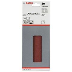 Bosch Schleifblatt C430, 93 x 230 mm, 80, ungelocht, gespannt, 10er-Pack (2 608 605 312), image 