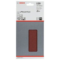 Bosch Schleifblatt C430, 115 x 230 mm, 120, 14 Löcher, 10er-Pack (2 608 605 318), image 