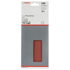 Bosch Schleifblatt C430, 115 x 280 mm, 180, ungelocht, gespannt, 10er-Pack (2 608 605 326), image 