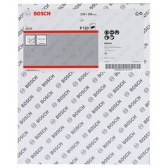 Bosch Schleifblatt J410, Standard for Metal, 230 x 280 mm, 120, ungelocht (2 608 605 415), image 