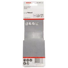 Bosch Schleifband-Set X440 Best for Wood and Paint, 3-teilig, 75 x 457 mm, 150 (2 608 606 037), image 