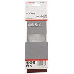 Bosch Schleifband-Set X440 Best for Wood and Paint, 3-teilig, 75 x 480 mm, 100 (2 608 606 045), image 