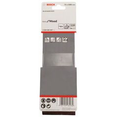 Bosch Schleifband-Set X440 Best for Wood and Paint, 3-teilig, 75 x 508 mm, 220 (2 608 606 067), image 