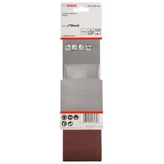 Bosch Schleifband-Set X440 Best for Wood and Paint, 3-teilig, 75 x 610 mm, 150 (2 608 606 094), image 