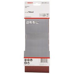 Bosch Schleifband-Set X440 Best for Wood and Paint, 3-teilig, 100 x 552 mm, 80 (2 608 606 163), image 