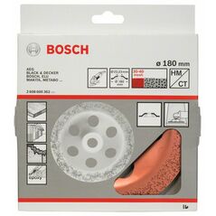 Bosch Hartmetalltopfscheibe, 180 x 22,23 mm, fein, flach (2 608 600 362), image 