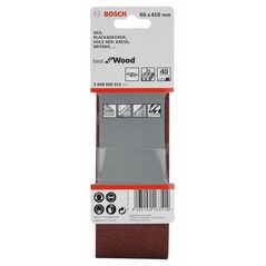 Bosch Schleifband-Set X440 Best for Wood and Paint, 3-teilig, 65 x 410 mm, 40 (2 608 606 015), image 