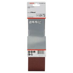 Bosch Schleifband-Set X440 Best for Wood and Paint, 3-teilig, 75 x 610 mm, 60 (2 608 606 090), image 