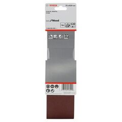 Bosch Schleifband-Set X440 Best for Wood and Paint, 3-teilig, 75 x 610 mm, 120 (2 608 606 093), image 