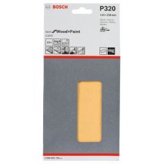 Bosch Schleifblatt C470, 115 x 230 mm, 320, 14 Löcher, Klett, 10er-Pack (2 608 605 759), image 