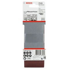Bosch Schleifband-Set X440 Best for Wood and Paint, 3-teilig, 65 x 410 mm, 150 (2 608 606 020), image 