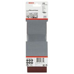 Bosch Schleifband-Set X440 Best for Wood and Paint, 3-teilig, 75 x 457 mm, 100 (2 608 606 035), image 
