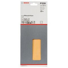 Bosch Schleifblatt C470, 115 x 280 mm, 320, ungelocht, gespannt, 10er-Pack (2 608 606 711), image 