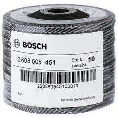 Bosch Fächerschleifscheibe X571 Best for Metal, gewinkelt, 115 mm, 60, Glasgewebe (2 608 605 451), image 