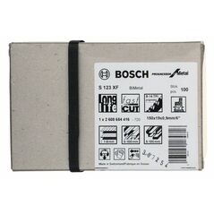 Bosch Säbelsägeblatt S 123 XF Progressor for Metal, 100er-Pack (2 608 654 416), image 