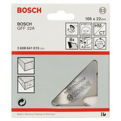 Bosch Scheibenfräser, 8, 22 mm, 4 mm (3 608 641 013), image 