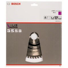 Bosch Kreissägeblatt Multi Material, 210 x 30 x 2,4 mm, 54 (2 608 640 511), image 