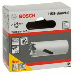 Bosch Lochsäge HSS-Bimetall für Standardadapter, 14 mm, 9/16 Zoll (2 608 584 147), image 