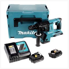 Makita DHR264RAJ Akku-Bohrhammer 36V 3,0J SDS-Plus + Tiefenanschlag + 2x Akku 2,0Ah + Ladegerät + Koffer, image 