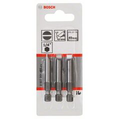 Bosch Schrauberbit Extra-Hart S 1,2 x 6,5, 49 mm, 3er-Pack (2 607 001 483), image 