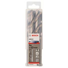 Bosch Metallbohrer HSS-G, DIN 338, 13 x 101 x 151 mm, 5er-Pack (2 608 595 083), image 